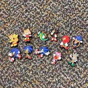 Sonic the Hedgehog Crocs Charms